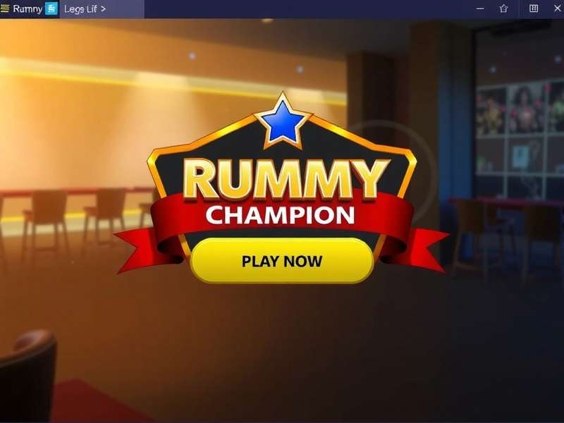 Rummy Champion Pro Game Interface